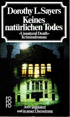 Sayers, Keines natürlichen Todes.