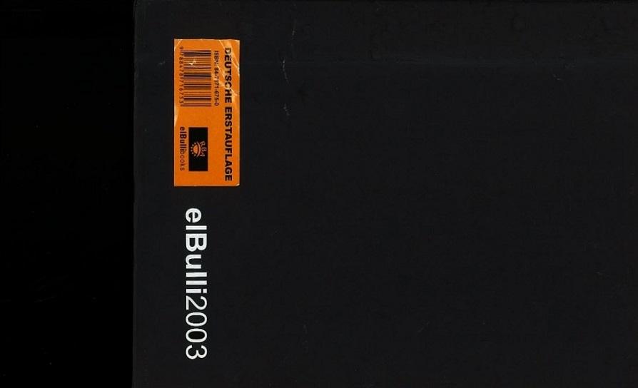 Adrià/Soler, El Bulli 2003/2004.