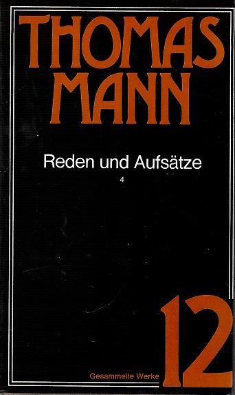 Mann, Reden und Aufsätze.