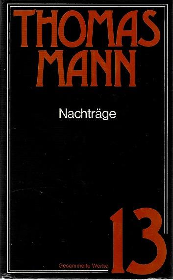 Mann, Nachträge.