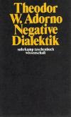 Adorno, Negative Dialektik